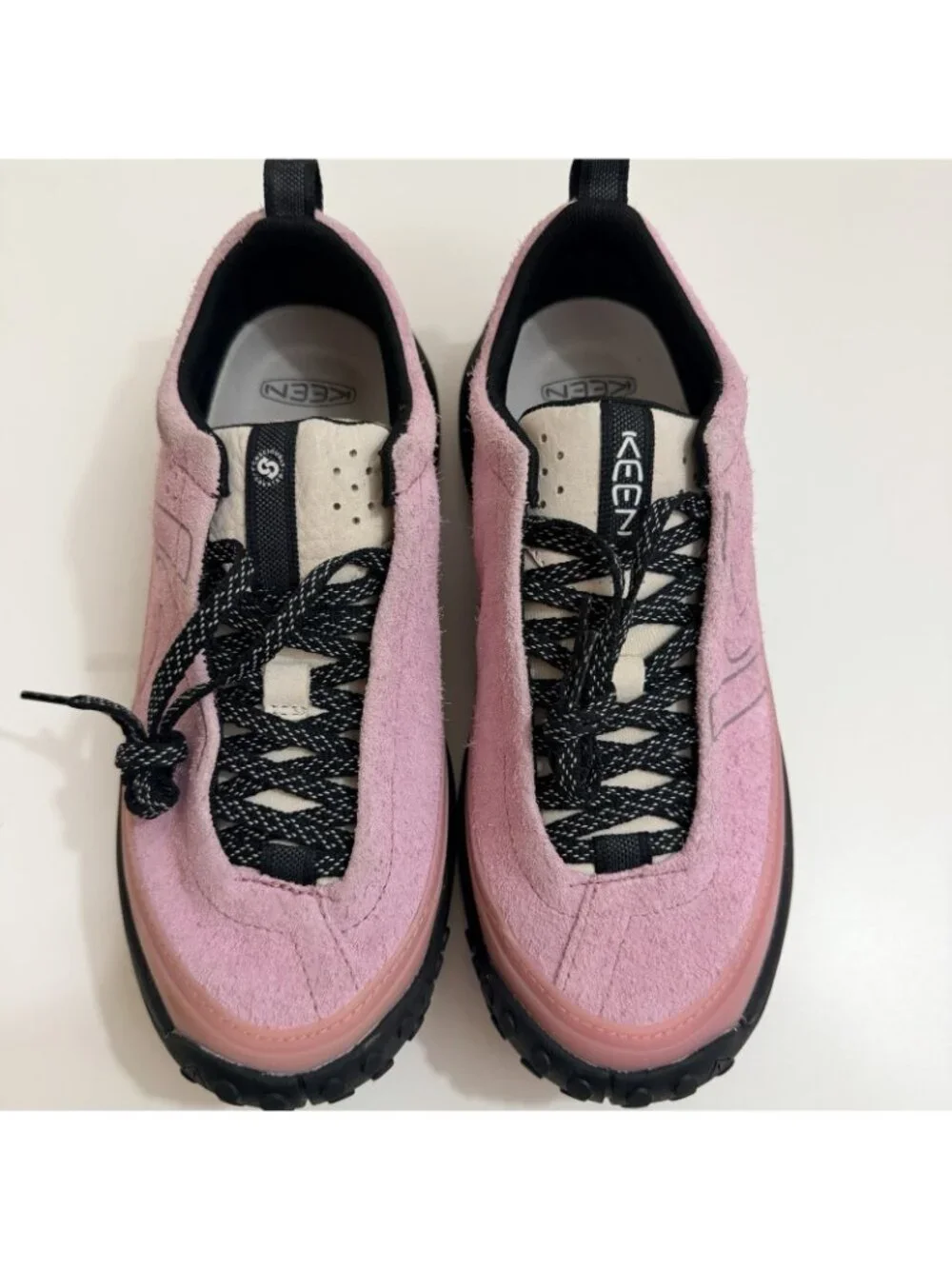 Keen Pink Suede Trail Sneakers